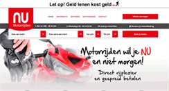 Desktop Screenshot of numotorrijden.nl