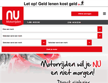 Tablet Screenshot of numotorrijden.nl
